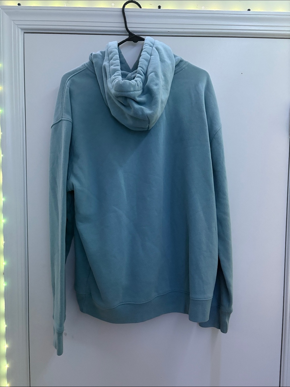 Abercrombie & Fitch Men's Sky Blue Pullover Hoodie - Picture 2 of 2